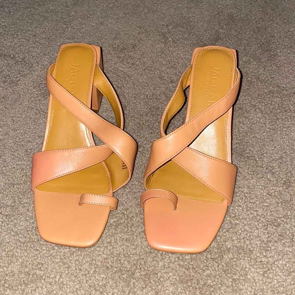 Lightly worn urban outfitters heeled sandals size size 8